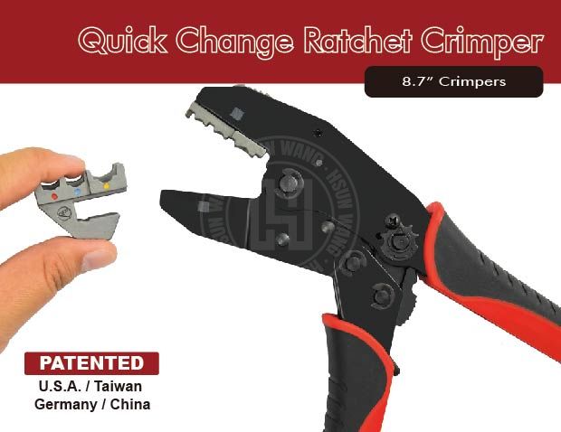quick change crimping tool-JB14BE19-Jaw-crimp-crimping-crimp tool-crimping tool-crimp wire-ferrule crimp-ratchet crimp-Taiwan Manufacturer-hsunwang-licrim-hsunwang.com