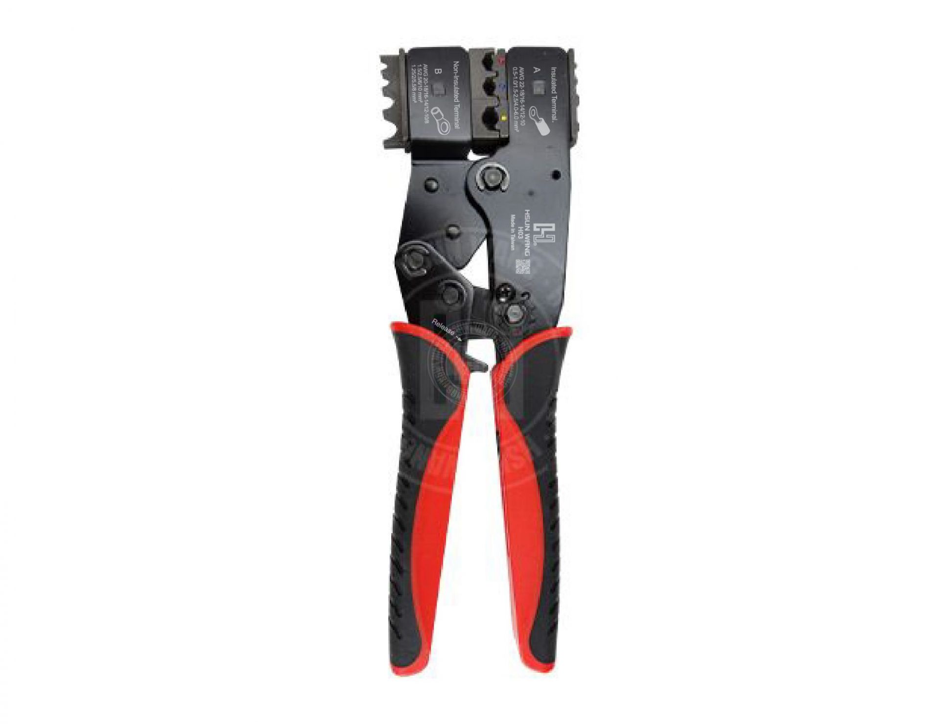 Twin Quick Change Ratchet Crimper H03-H03I-Jaw-crimp-crimping-crimp tool-crimping tool-crimp wire--ratchet crimp-Taiwan Manufacturer-Insulated terminal-non Insulated terminal-hsunwang-licrim-hsunwang.com
