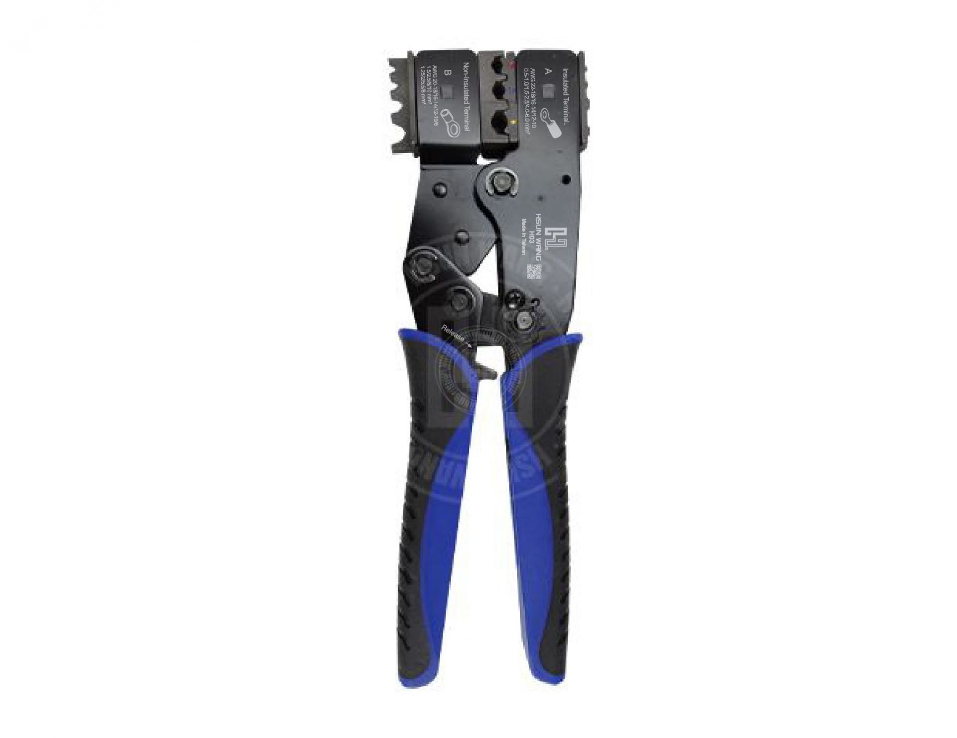 H03D non-insulated terminal of jaw - H03D-Jaw-crimp-crimping-crimp tool-crimping tool-crimp wire-ratchet crimp-Taiwan Manufacturer-Insulated terminal-non Insulated terminal-hsunwang-licrim-hsunwang.com
