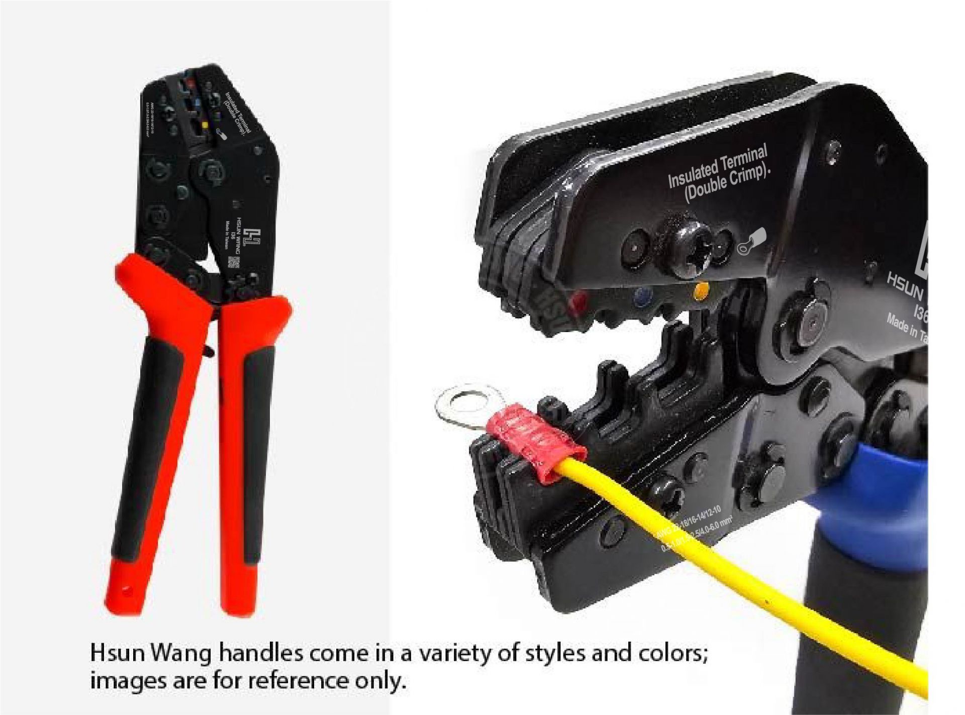  Ins. Terminal Ratchet Crimper  I36I -Jaw-crimp-crimping-crimptool-crimpingtool-crimpwire-ferrulecrimp-ratchetcrimp-TaiwanManufacturer-hsunwang-licrim-hsunwang.com
