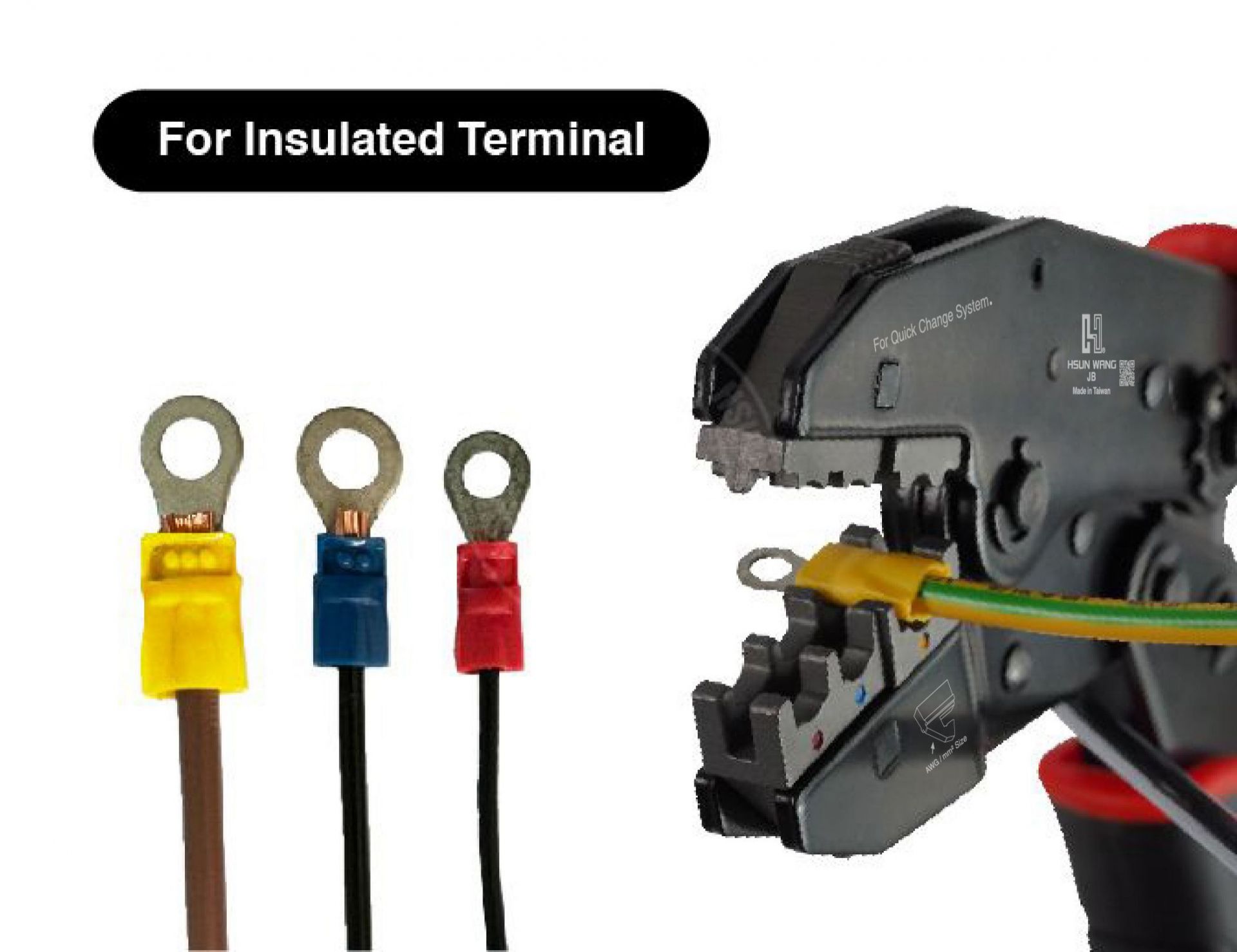 JBJA6-insulatedterminal-insulatedelectricalterminal-spadeconnector-noninsulatedterminal-ringconnector-electricalconnector-ratchetcrimp-taiwancrimpingtool-TaiwanManufacturer-licrim-hsunwang.com