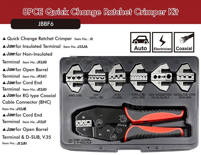 JBBF6-Jaw-crimp-crimping-crimp tool-crimping tool-crimp wire-ferrule crimp-ratchet crimp-Taiwan Manufacturer-hsunwang-licrim-hsunwang.com
