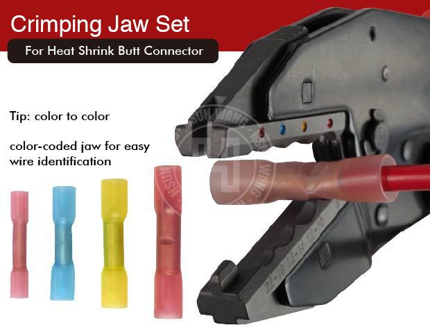 Jaw for Heat Shrink Butt Connector J12JA1-ForInsulatedTerminal-J12JA1-Jaw-crimp-crimping-licrim-crimptool-crimpingtool-hsunwang-hsunwang.com