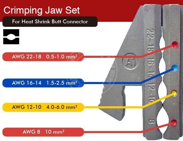 J12JA1 Jaw For Heat Shrink Butt Connector-ForInsulatedTerminal-J12JA1-Jaw-crimp-licrim-crimping-crimptool-crimpingtool-hsunwang-hsunwang.com