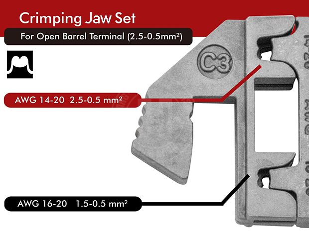 J12JC3 Quick Change Crimping  Jaw 