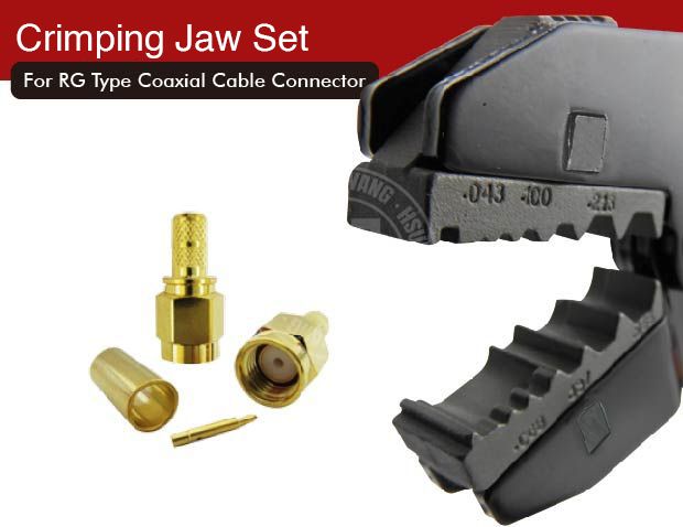 Jaw for RG Type Coaxial Cable Connector J12JE3-J12JE3-Jaw-crimp-crimping-crimp tool-crimping tool-hsunwang-licrim-hsunwang.com