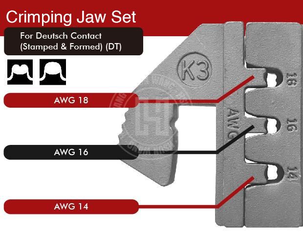 Stamped &amp;amp; Formed J12JK3  Deutsch jaw-J12JK3-Jaw-crimp-crimping-crimp tool-crimping tool-hsunwang-licrim-hsunwang.com