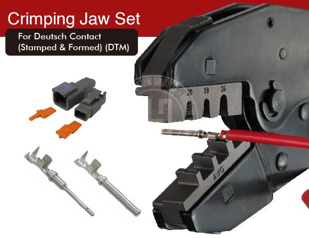 Deutsch DTM connector crimper J12JK5 Stamped &amp;amp; Formed-J12JK5-Jaw-crimp-crimping-crimp tool-crimping tool-hsunwang-licrim-hsunwang.com