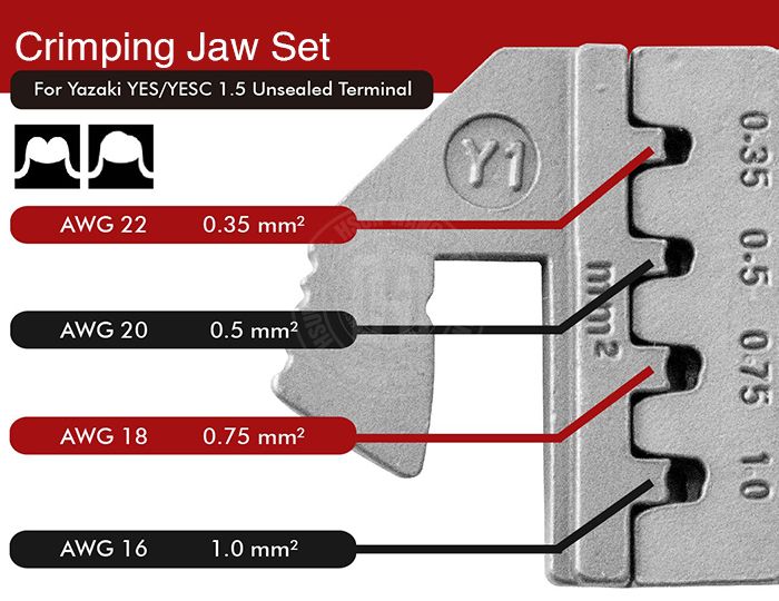  Yazaki YES connector crimping tool J12JY1-J12JY1-Jaw-crimp-crimping-crimp tool-crimping tool-hsunwang-licrim-hsunwang.com