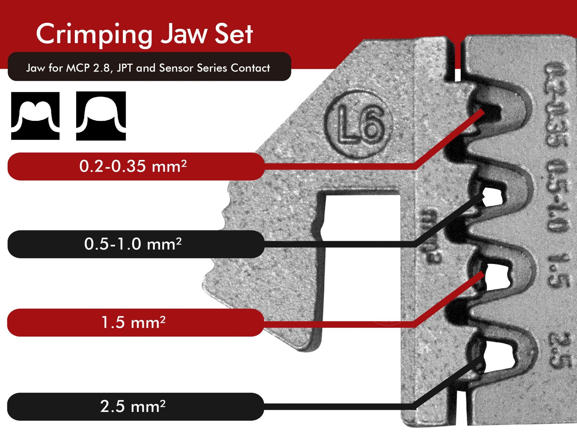 J12JL6-Jaw-crimp-crimping-crimp tool-crimping tool-crimp wire-ferrule crimp-ratchet crimp-Taiwan Manufacturer-hsunwang-licrim-hsunwang.com