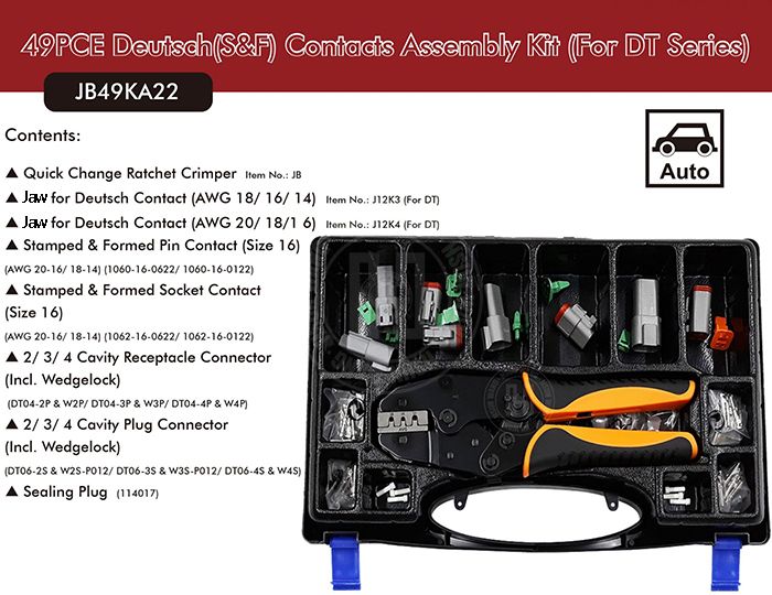 JB49KA22-Jaw-crimp-crimping-crimp tool-crimping tool-crimp wire-ferrule crimp-ratchet crimp-Taiwan Manufacturer-hsunwang-licrim-hsunwang.com