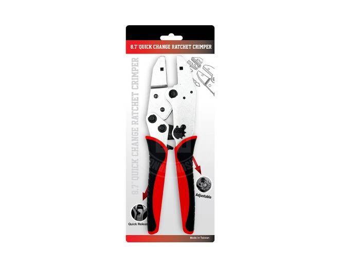 Aluminum Quick Change Ratchet Crimper JCI-JCI Series-Jaw-crimp-crimping-crimp tool-crimping tool-crimp wire-ferrule crimp-ratchet crimp-Taiwan Manufacturer-hsunwang-licrim-hsunwang.com