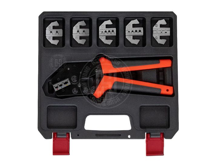 Yato professional electricians ratchet crimping tool set quick release 