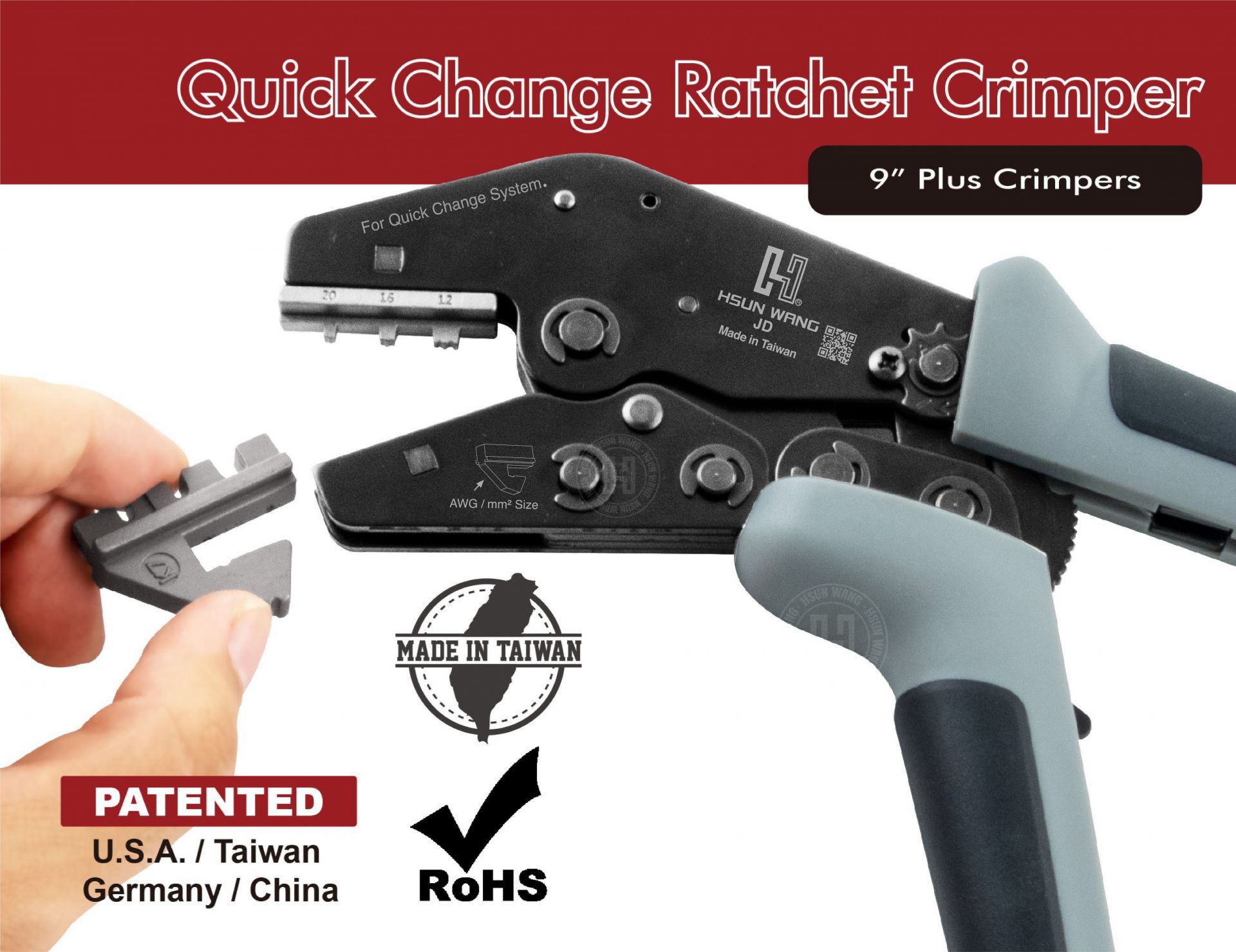 JD25BG2-Jaw-crimp-crimping-crimp tool-crimping tool-crimp wire-DTdeutsch-DTMdeutsch-DTPdeutsch-ratchet crimp-Taiwan Manufacturer-hsunwang-licrim-hsunwang.com