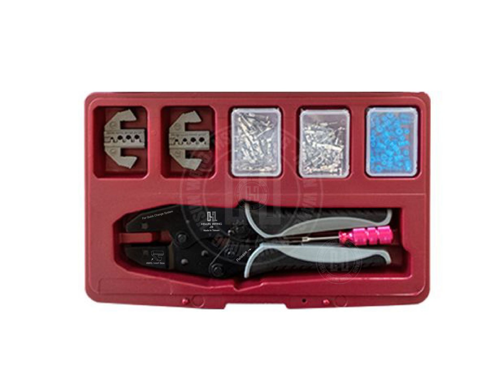JPT (Junior Power Timer)Terminal Repair Tool Kit JB107BA26-JB107BA26-Jaw-crimp-crimping-crimptool-crimpingtool-crimpwire-ferrulecrimp-ratchetcrimp-TaiwanManufacturer-hsunwang-licrim-hsunwang.com