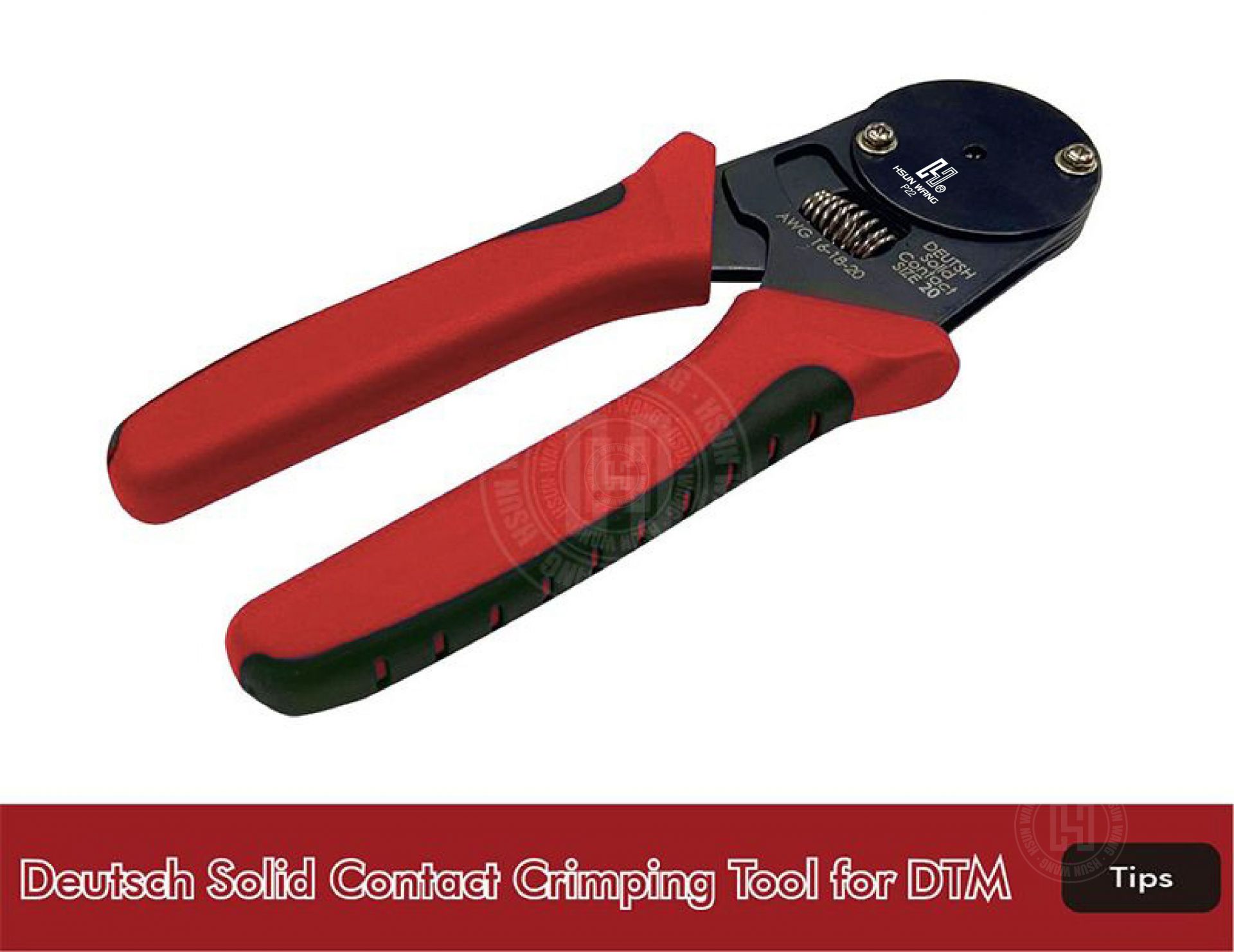 Deutsch Solid crimper p22mc-P22mc-Jaw-crimp-crimping-crimp tool-crimping tool-crimp wire-ferrule crimp-ratchet crimp-Taiwan Manufacturer-hsunwang-licrim-hsunwang.com
