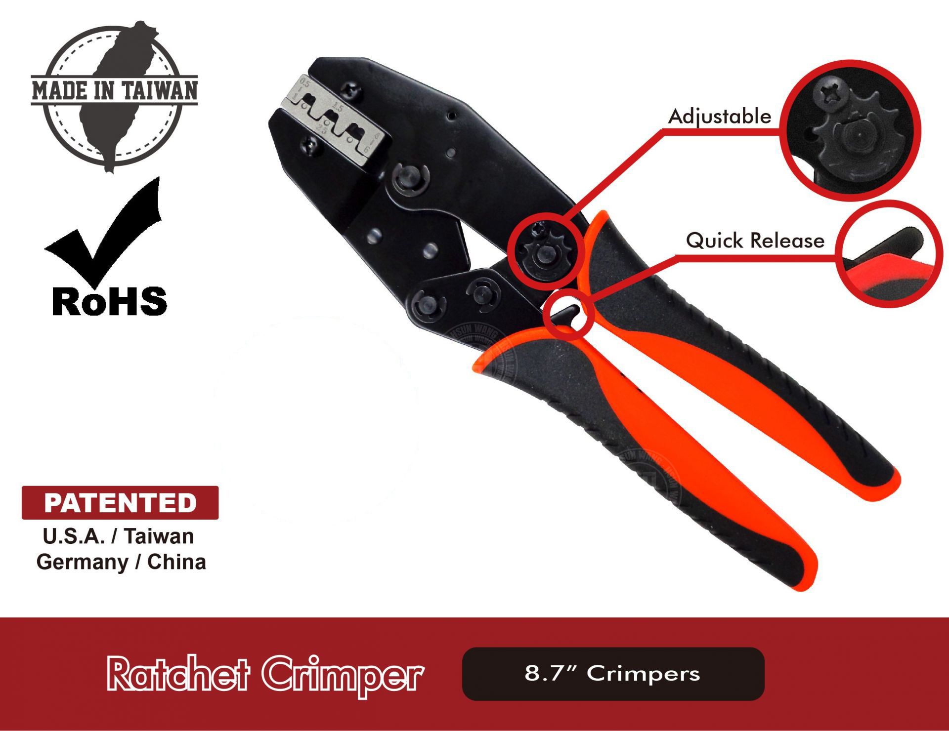 Deutsch Solid Crimper  Q065BDK7-Q065BDK7-Jaw-crimp-crimping-crimp tool-crimping tool-hsunwang-licrim-hsunwang.com
