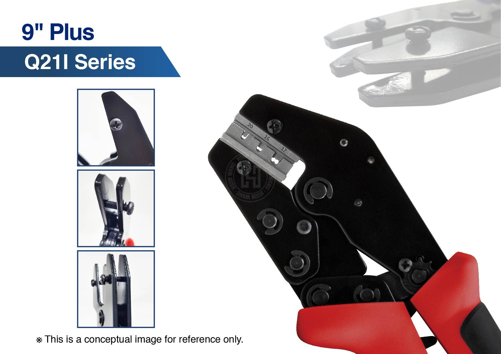 Engineered for automotive and industrial pros, the Q Series 9&quot; Plus crimper supports a wide range of terminals—from BNC and solar connectors to Yazaki and Anderson Power—featuring adjustable crimp force, a ratcheting mechanism, and quick-release safety for secure, repeatable results.