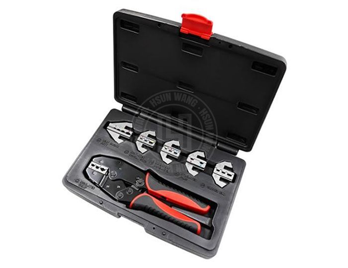 Wire Terminals Crimping Tool Insulated Ratcheting Crimper Kit of AWG22-14 I0I4 