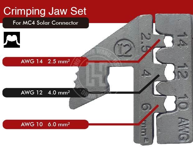 MC4 / Solar Quick Connector Crimping Tool